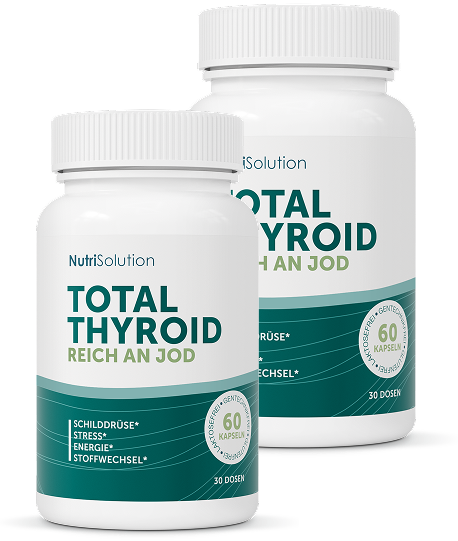 Total Thyroid Schilddrüsen-Kapseln, zwei Packungen